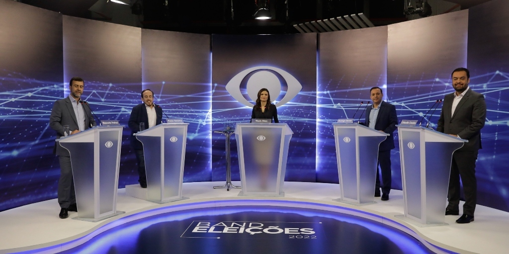 Quatro candidatos ao governo do Rio participam do primeiro debate na TV para as eleições