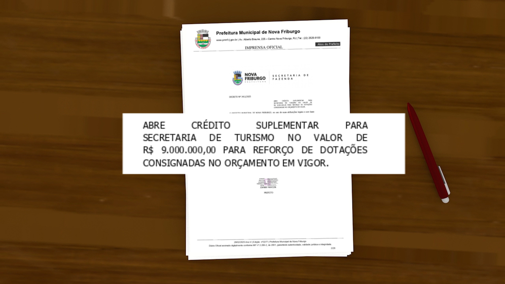 Decreto nº 3.411 de fevereiro de 2025 autoriza o remanejamento de R$ 9 milhões para a Secretaria de Turismo