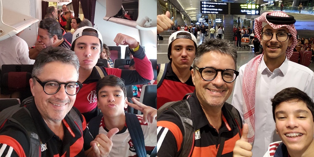 Torcedores de Nova Friburgo vão ao Catar acompanhar a estreia do Flamengo no Mundial 