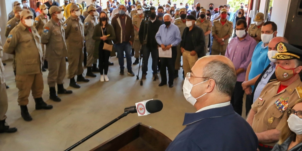 Witzel inaugura primeira unidade operacional do Corpo de Bombeiros em Santa Maria Madalena