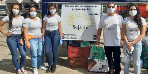 Arrecadação de absorventes e cestas básicas em Nova Friburgo