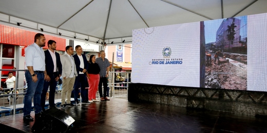 Governador inaugura intervenções no Centro de Friburgo e vistoria obra do Hospital do Câncer