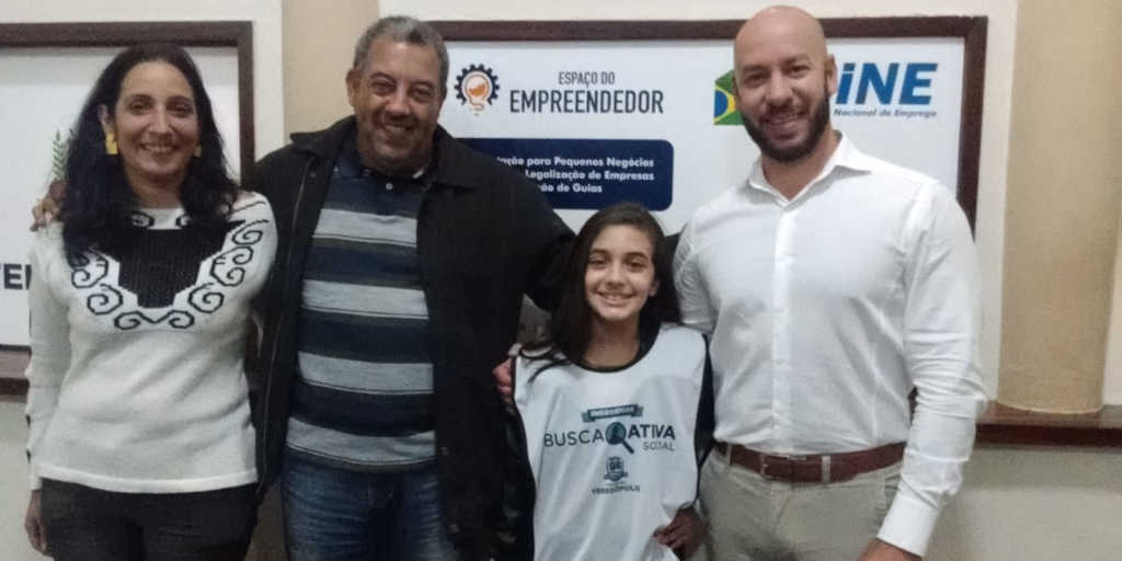 Menina de 10 anos se torna embaixadora de programa social em Teresópolis