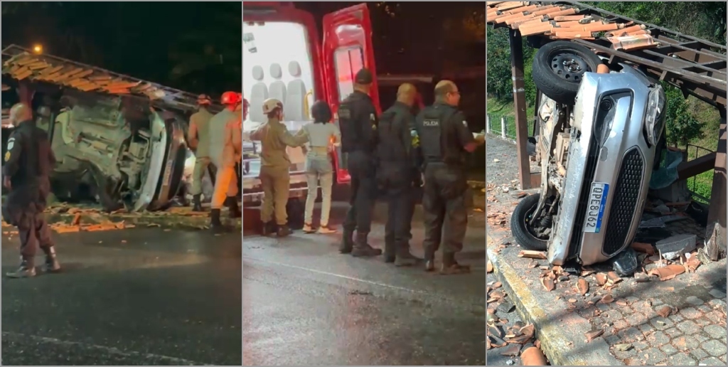 Acidente deixa 3 feridos em Nova Friburgo na noite de segunda; vítimas têm entre 20 e 26 anos