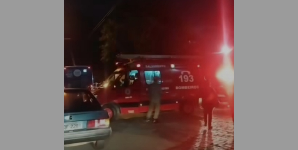 Corpo de Bombeiros foi acionado para a ocorrência 
