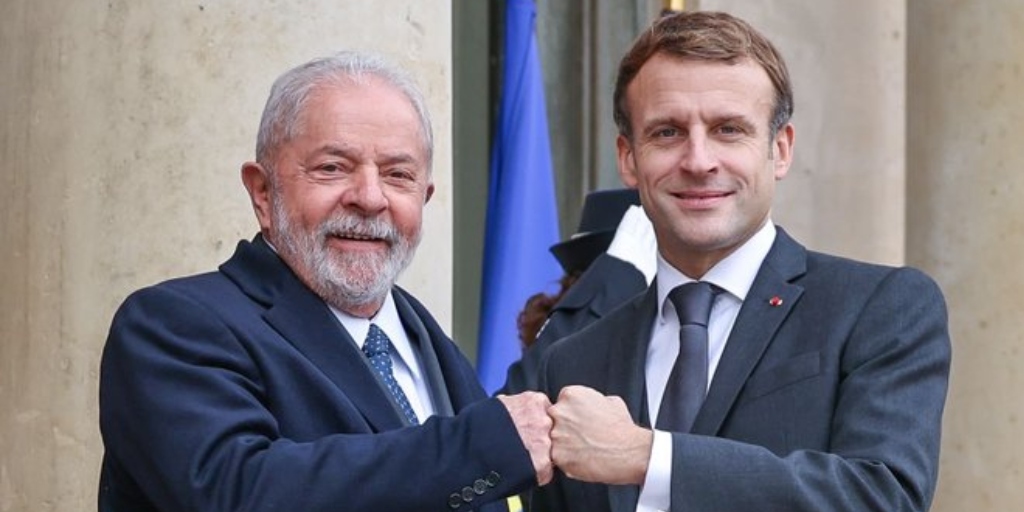 Macron ofereceu apoio incondicional para o presidente Lula