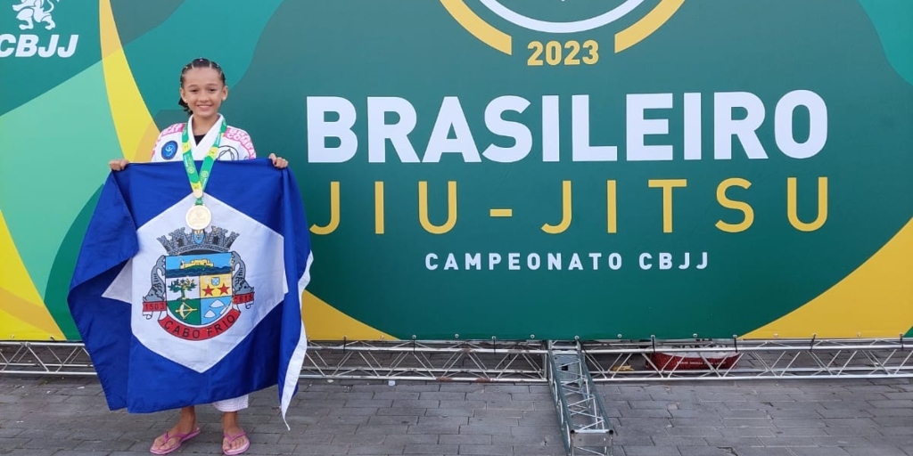 Quem segura essa ferinha? Atleta de Cabo Frio conquista Brasileiro de Jiu-jítsu na categoria infantil
