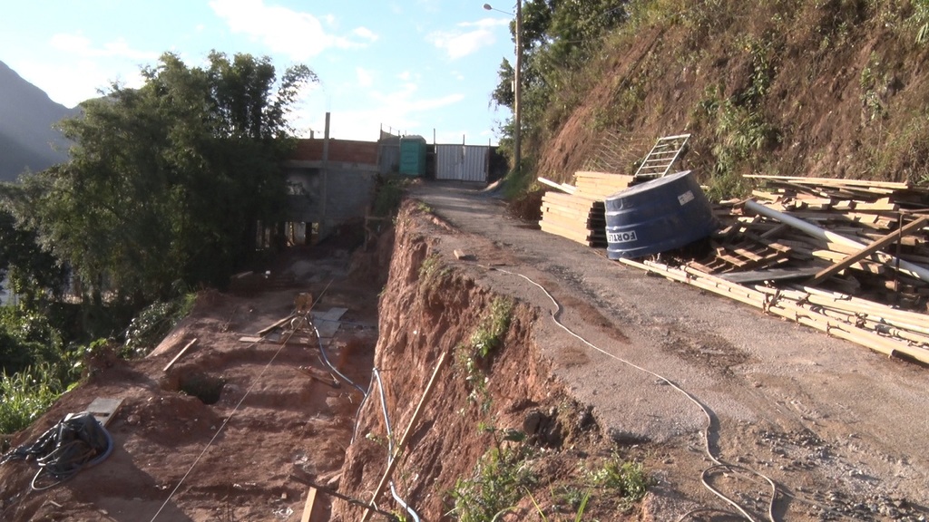 Obras de contenção são retomadas de maneira irregular em Nova Friburgo 