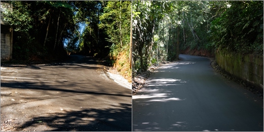 Após asfaltamento, via alternativa entre Centro e Vale dos Pinheiros passará por processo de sinalização, em Friburgo