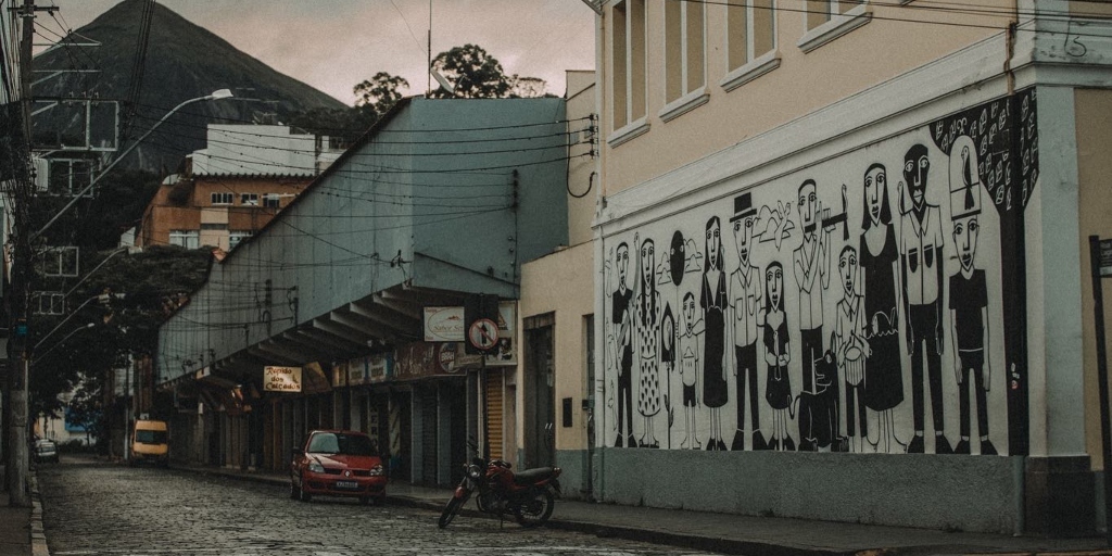 Rua Dante Laginestra em março. A quarentena na cidade durou 2 semanas