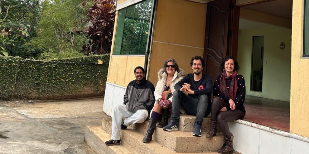 Diretores do Instituto do Ator reunidos no espaço que propõe o intercâmbio cultural entre artistas locais, nacionais e internacionais