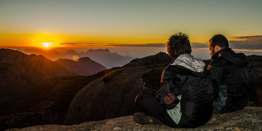 Panorama da Pedra do Sino, cuja trilha é considerada pesada