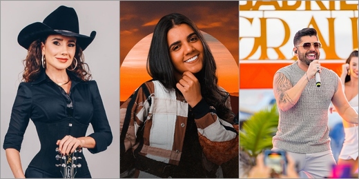Paula Fernandes, Yasmin Santos e João Gabriel são atrações do aniversário de Cantagalo
