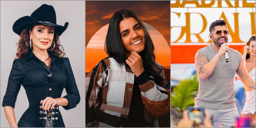 Paula Fernandes, Yasmin Santos e João Gabriel são atrações do aniversário de Cantagalo