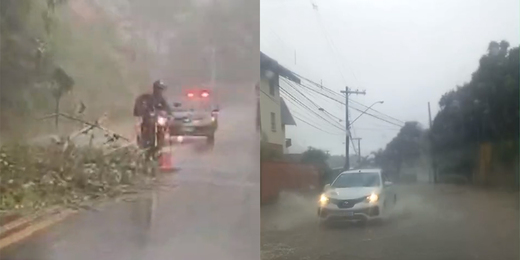 Chuva volta a causar transtornos em Nova Friburgo nesta segunda; veja a previsão do Inmet