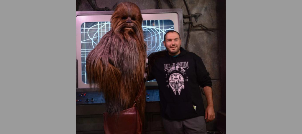 Em 2019, Vinicius visitou a área temática Star Wars: Galaxy's Edge, no parque da Disney, nos Estados Unidos