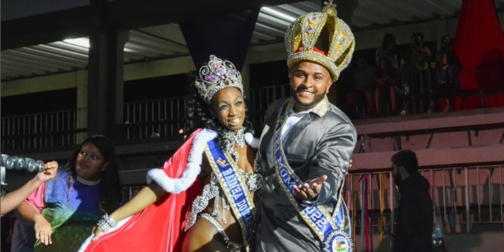 A rainha e o rei momo do Carnaval 2022 
