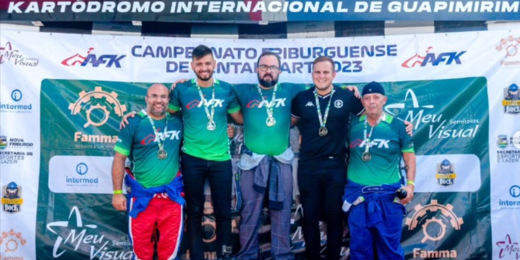 Pilotos conquistaram o pódio na terceira corrida