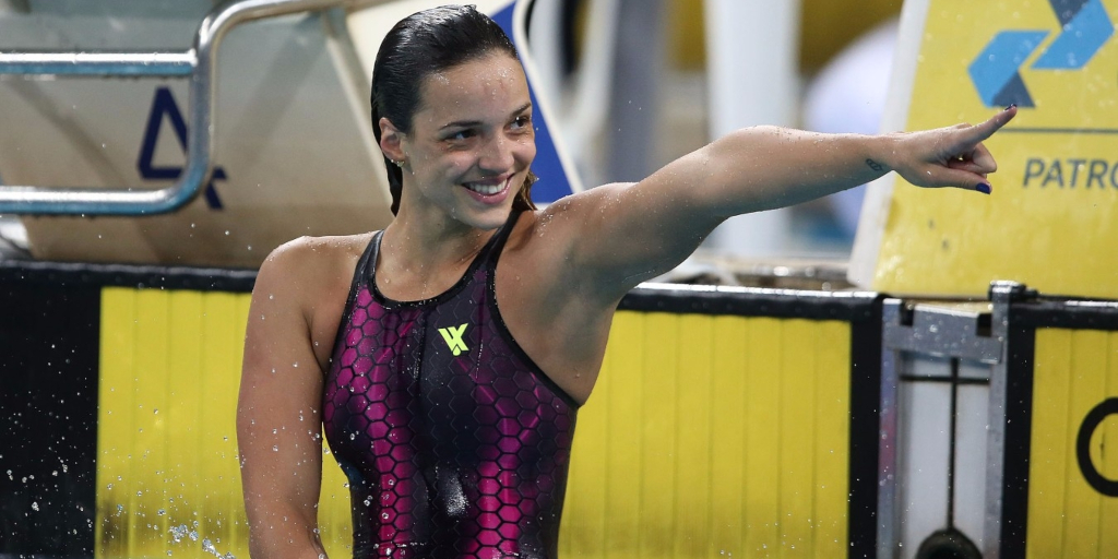 Friburguense Jhennifer Alves bate recorde sul-americano dos 50m peito na Europa