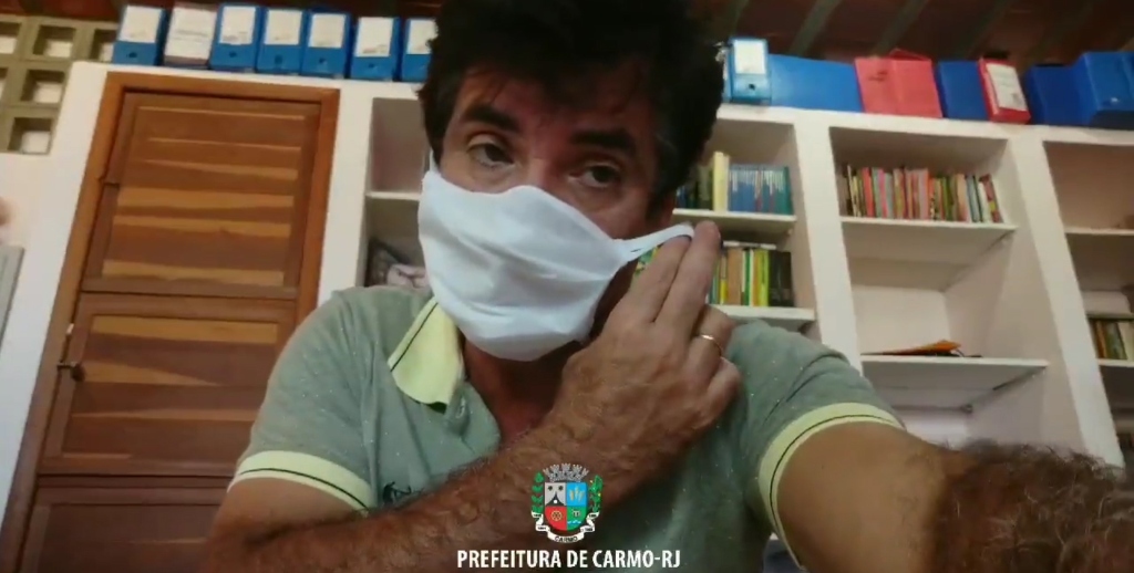 Prefeitura de Carmo vai multar quem estiver sem máscara nas ruas da cidade