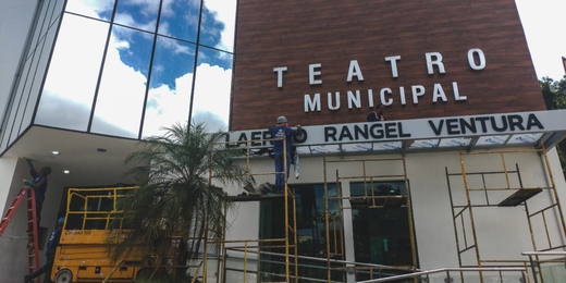 Teatro Municipal Laercio Rangel Ventura será reaberto ao público nesta quinta
