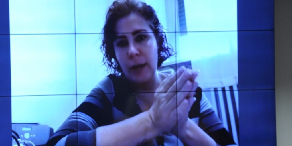 Carla Zambelli foi ouvida pela CCJ da Câmara em setembro, por meio de videoconferência  