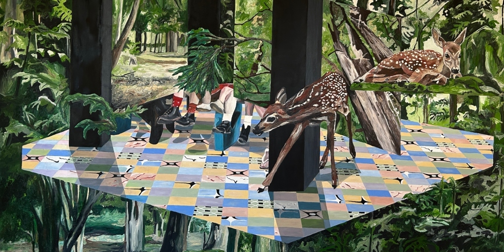 Exposição apresentará nove obras, sendo seis como pinturas 