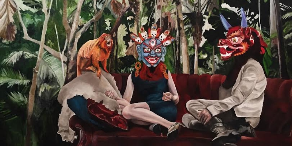 Ambiente natural e objetos ritualísticos de outra cultura se encontram em trabalho artístico