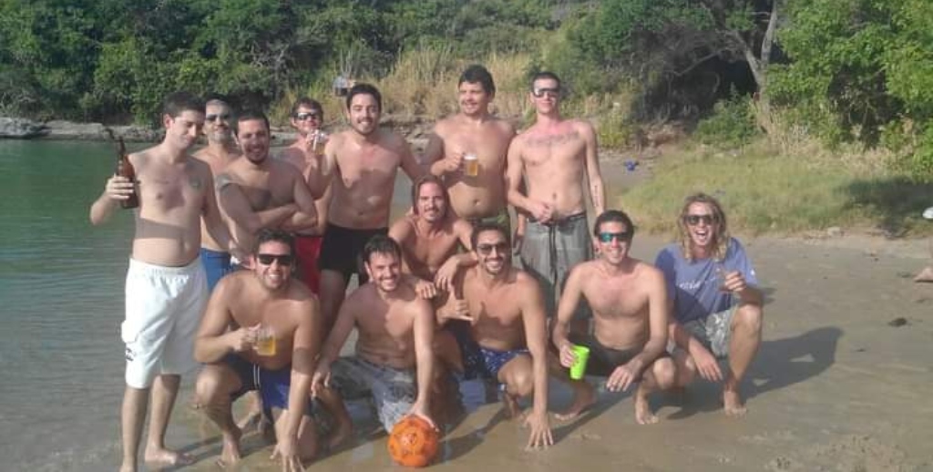 Amigos de la comunidad argentina reunidos en Buzios