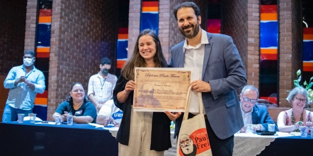 Maria Clara foi premiada pela pesquisa na área da educação em solos e agroecologia