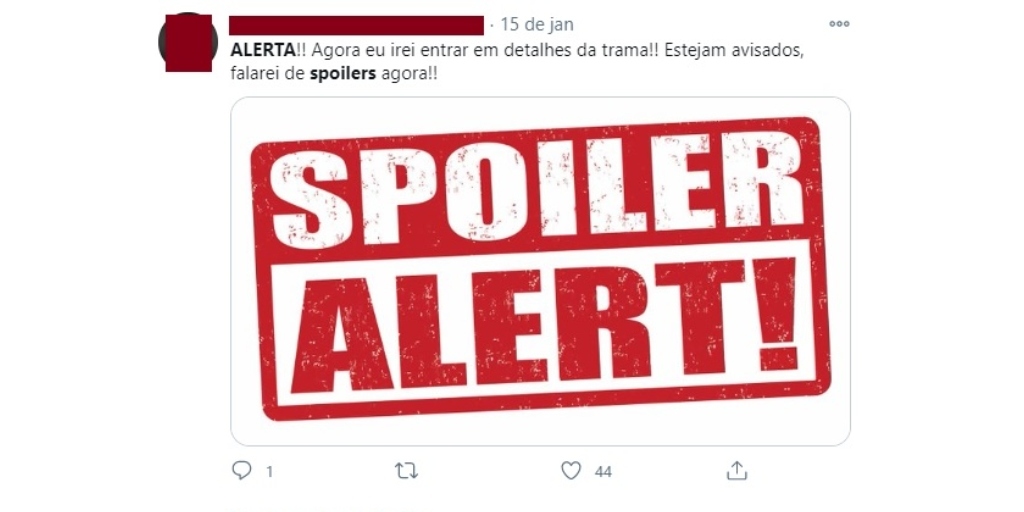 Quem dá spoiler era conhecido como o estraga prazeres