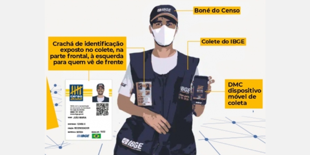 Recenseadores precisam estar uniformizados
