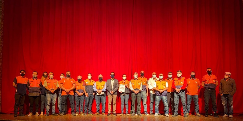 Defesa Civil e outros representantes estiveram presentes no lançamento 