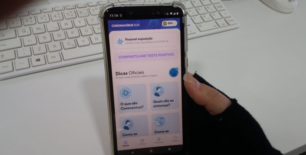 Ministério da Saúde lança nova função de rastreamento para aplicativo Coronavírus-SUS