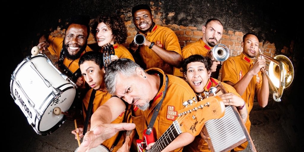 Banda Fanfarra Geek é uma das atrações musicais do evento