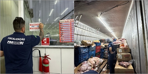 Procon apreende mais de 1,5 tonelada de alimentos impróprios para consumo em mercados de Nova Friburgo