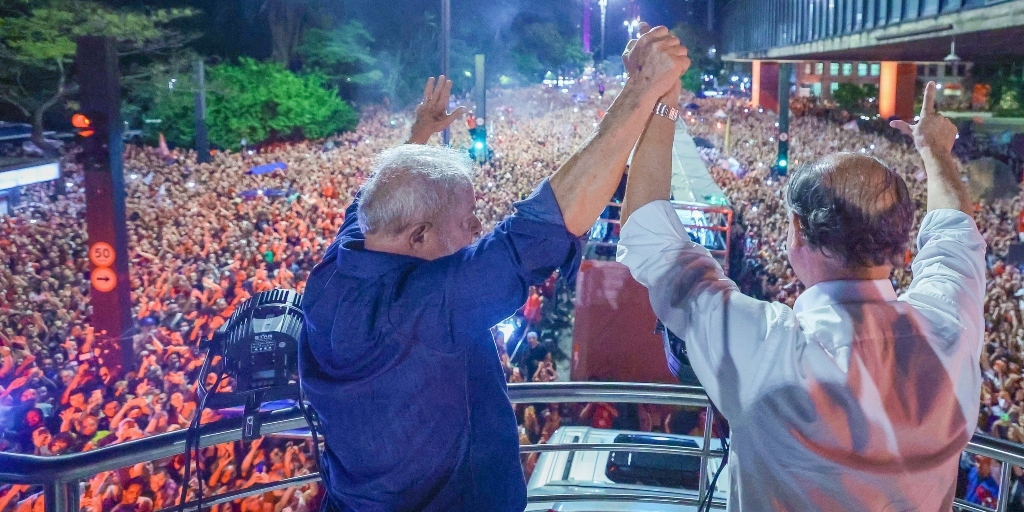 Lula e seu vice, Geraldo Alckmin