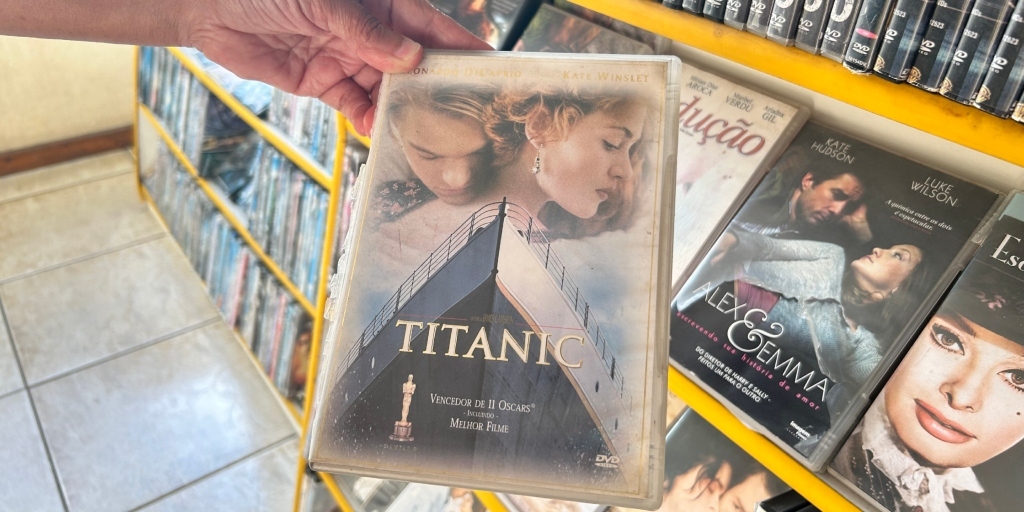 'Titanic' foi um dos filmes mais alugados na Mury Videolocadora