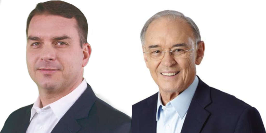 Flávio Bolsonaro e Arolde de Oliveira são os novos senadores do RJ