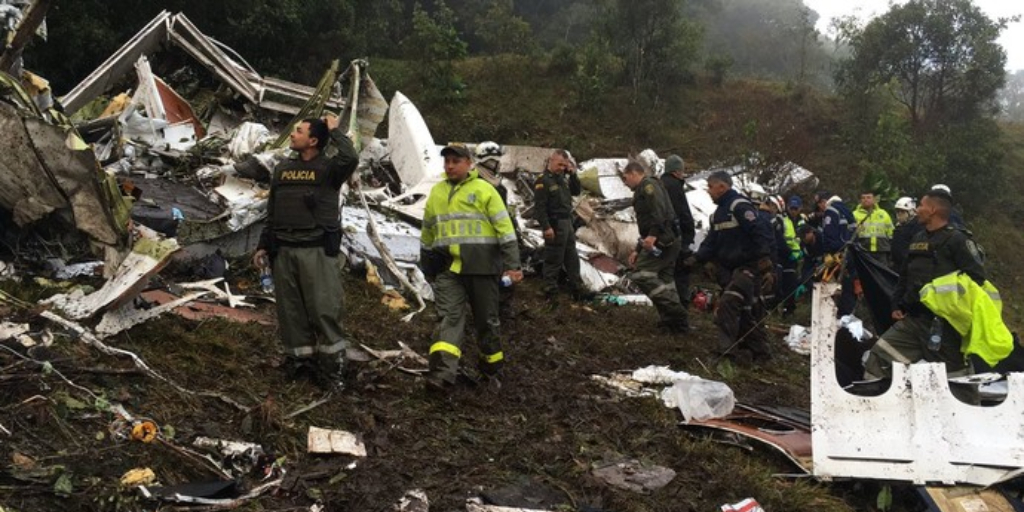 Desastre aéreo aconteceu há quatro anos na Colômbia