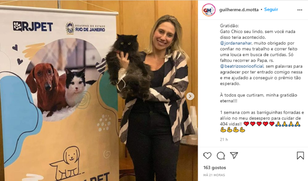 O abrigo tem mais de 400 animais e a ração será suficiente para a alimentação por 1 semana  