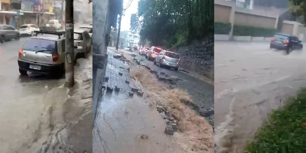 Temporal causa transtornos nesta sexta em Nova Friburgo; Defesa Civil emite alerta 