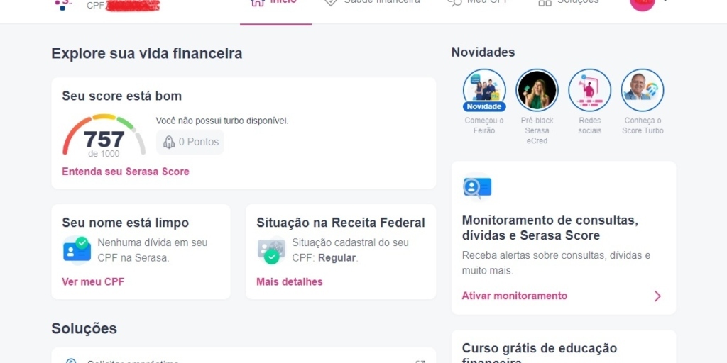 Está com o nome sujo na Serasa Experian? Saiba como resolver