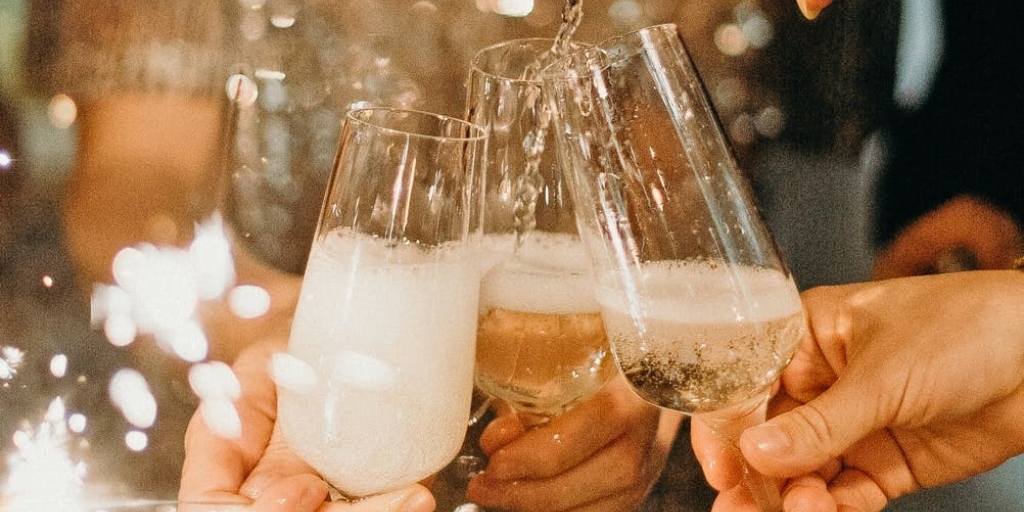 No Ano-Novo, o brinde com o espumante também é tradição 