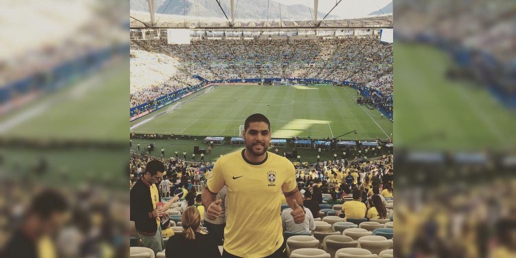 O brasileiro Mateus Cunha esteve no Maracanã na final da Copa América de 2019