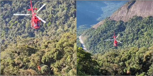 Guia que fez vídeo de resgate de jovem em montanha de Teresópolis fala ao Portal Multiplix