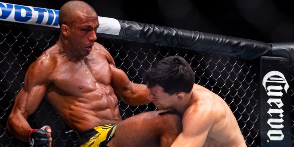 Friburguense Edson Barboza aplica nocaute impressionante em retorno ao UFC